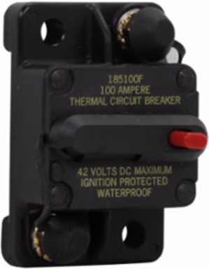 Automotive Circuit Breaker 48Vdc 90A Switchable Waterproof 3 kAIC