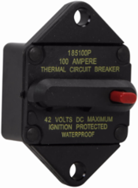 Automotive Circuit Breaker, 48 Volt, 135 Amp, Switchable, 3 kAIC