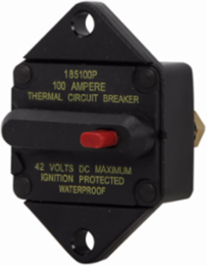 Automotive Circuit Breaker, 48V DC, 50A, 3 kAIC, Switchable, Type III