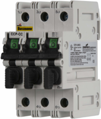 Compact Circuit Protector, 3 Pole, 30A, 600 Vac, 3.5 Inch Length