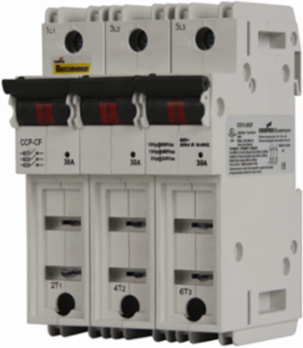 UL98 Fusible Disconnect, 600 Vac, 125 Vdc, 60A, Three-pole, CUBEFuse