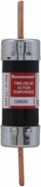 Time-Delay Type D Fuse, 250V, 200A, 10 kAIC, Knife Blade End X Knife Blade End