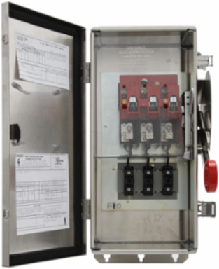 Heavy Duty Fusible Safety Switch 600V 60A NEMA 4X 3-Pole 304 Stainless Steel
