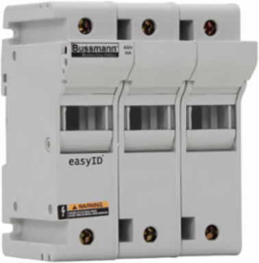 Eaton Bussmann series CH modular fuse holder, 600 Vac, 600 Vdc, 30A, Three-pole