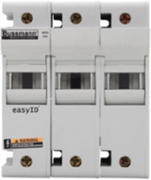Eaton Bussmann series CH modular fuse holder, 600 Vac, 600 Vdc, 30A, Three-pole