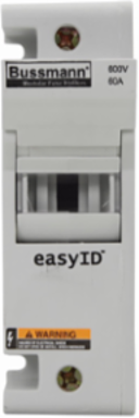 Eaton Bussmann series CH modular fuse holder, 600 Vac, 600 Vdc, 60A, Single-pole