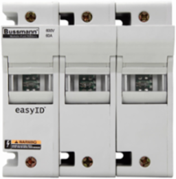 Modular Fuse Holder 600 Vac, 600 Vdc, 60A, Three-pole, 4.88 Inch Height