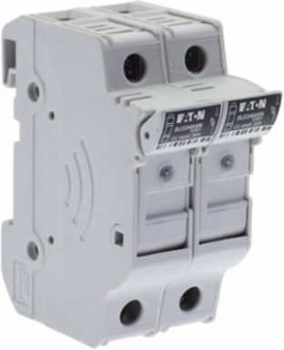Eaton Bussmann series CHCC modular fuse holder, 48 Vdc, 30A, Two-pole, With indicator