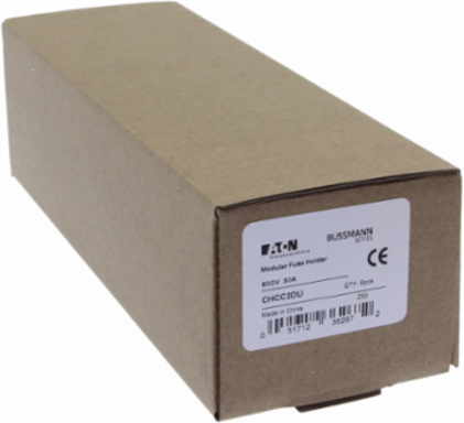 Modular Fuse Holder, 48 Vdc, 30A, Two-Pole, 2.91 Inch Height, Class CC