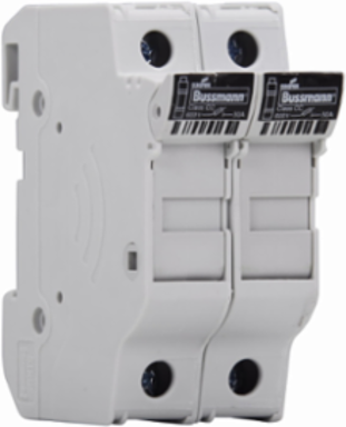 Modular Fuse Holder, 48 Vdc, 30A, Two-Pole, 2.91 Inch Height, Class CC