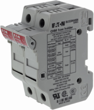 Modular Fuse Holder 30A Two-Pole 600 Vac 1000 Vdc 200 kA