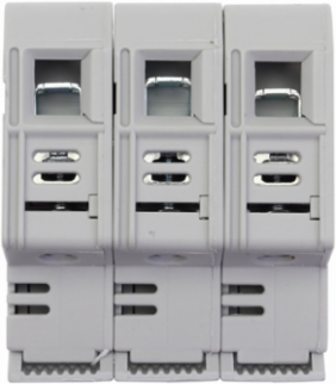 Eaton Bussmann series CHM modular fuse holder, 600V (UL), 690V (IEC), 30A (UL), 32A (IEC), Modular fuse holder, Three-pole - CHM3DIU