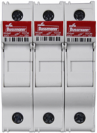Eaton Bussmann series CHM modular fuse holder, 600V (UL), 690V (IEC), 30A (UL), 32A (IEC), Modular fuse holder, Three-pole - CHM3DU