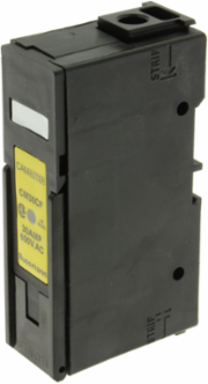 Low Voltage Fuse Holder, 1 Pole, 30A, 690V, 31.8MM Width, DIN Rail Mounted
