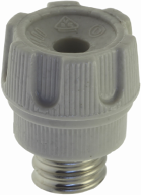 Low Voltage D Screw Cap Link Carrier, 400V, 16A, D01 Size, Porcelain