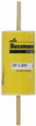 Eaton Bussmann series DFJ high speed fuse, 600 Vac or less, 450 Vdc or less, 175A, 200 kAIC at 600 Vac, 100 kAIC 450 Vdc, Non Indicating, High speed fuse, Blade end X blade end, Class J, Melamine tube