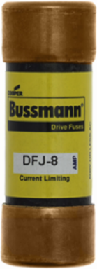 High Speed Fuse, 8A, 600 Vac, 450 Vdc, 200 kAIC, Clip-lock, Melamine Tube