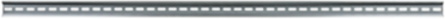 DIN Rail, 35mm Width, 1M Length, 7.5mm Height, Steel, Galvanized Zinc Plated