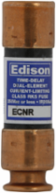 Time Delay Bullet Fuse, 12A, 250 Vac, 200 kAIC, 0.56 Inch Diameter