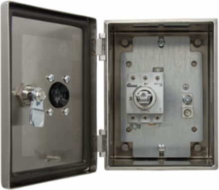 Rotary Disconnect Switch 600V 100A NEMA 4X Non-fused Pistol Handle