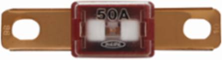 Cartridge Fuse 50A 32 Vdc Bolt Mount 10 kAIC 13/16 Inch Terminal