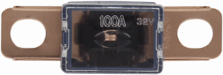 Cartridge Fuse 100A 32 Vdc Bolt Mount Non-Indicating 10 kAIC Interrupt Rating