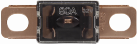 Cartridge Fuse 80A 32 Vdc Bolt Mount 9/16 Inch Terminal Connection