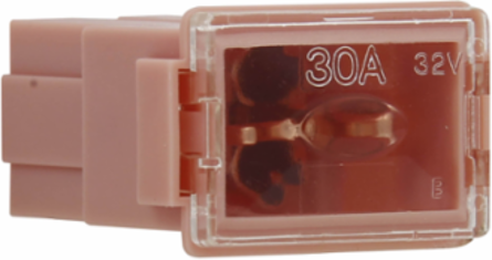 Cartridge Fuse 30A, 32 Vdc, 1.25 Inch Length, Non Indicating