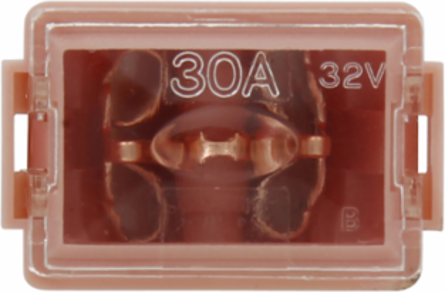 Cartridge Fuse 30A, 32 Vdc, 1.25 Inch Length, Non Indicating