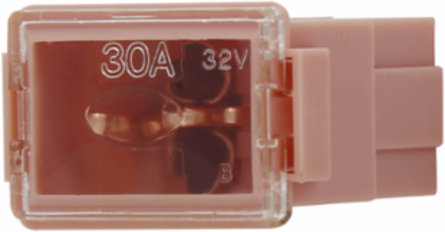 Cartridge Fuse 30A, 32 Vdc, 1.25 Inch Length, Non Indicating