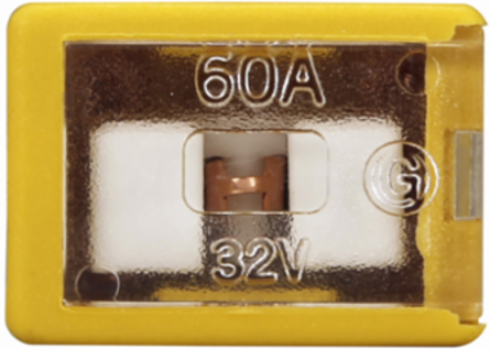Cartridge Fuse 60A 32 Vdc Male Termination 10 kAIC