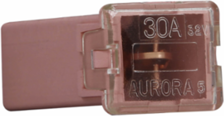 Miniature Cartridge Fuse 30A 10 kAIC 1.13 Inch x 0.75 Inch