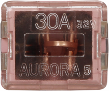 Miniature Cartridge Fuse 30A 10 kAIC 1.13 Inch x 0.75 Inch