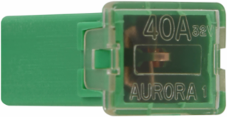 Cartridge Fuse 40A, 32Vdc, 10 kAIC, .5 Inch Height, .75 Inch Width