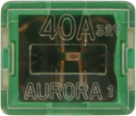 Cartridge Fuse 40A, 32Vdc, 10 kAIC, .5 Inch Height, .75 Inch Width