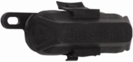 Eaton Bussmann series FMG automotive bolt-in fuse, Nuts and cover installed, Non Indicating, Circuit protector, 5/16-18 studs, Black