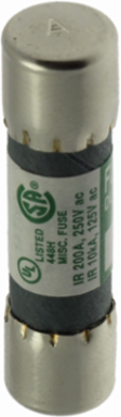 Eaton Bussmann series FNM fuse, Time-delay Midget fuse, 4 A, Dual, Non-indicating, Ferrule end x ferrule end, 10 kAIC at 125 Vac,200 AIC at 250 Vac, Nickel-plated bronze endcap, Standard, 250 V