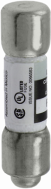 Eaton Bussmann series FNQ-R fuse, 1 A, Class CC, Non-indicating, Ferrule end x ferrule end, 12 sec at 200%, 200 kAIC, Melamine tube, Standard, 600 V