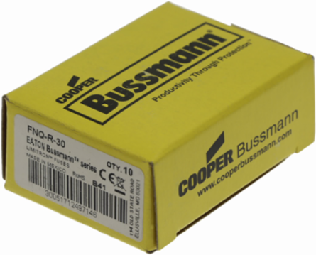 Current-limiting Time-delay Fuse, 30 A, 600 V, Ferrule End, 200 kAIC