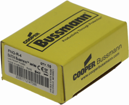 Class CC Time-Delay Fuse, 4 A, 600 V, Ferrule x Ferrule, 200 kAIC, 1.5 Inch