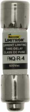 Class CC Time-Delay Fuse, 4 A, 600 V, Ferrule x Ferrule, 200 kAIC, 1.5 Inch