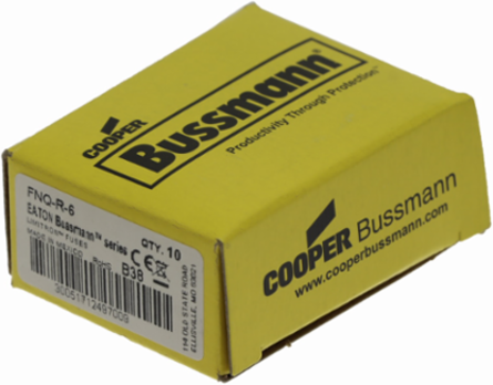 Current-limiting Time-delay Fuse 6 A, 600 V, 200 kAIC, Melamine Tube