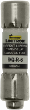 Current-limiting Time-delay Fuse 6 A, 600 V, 200 kAIC, Melamine Tube