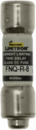 Current-Limiting High Inrush Time-Delay Fuse, 8 A, 600 V, 200 kAIC, Ferrule End