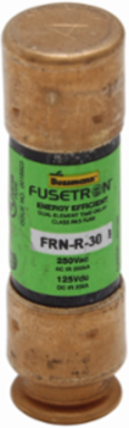 Dual Class RK5 Fuse, 5 A, Ferrule End x Ferrule End, 250 Vac, 125 Vdc, 20 kAIC