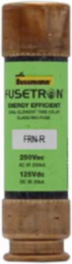 Fuse, 60 A, Dual Class RK5, 250 Vac, 10 sec at 500%