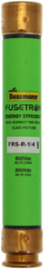 Fusetron Class RK5 Dual Element Fuse, 250 mA, 600 Vac, 5 Inch Height