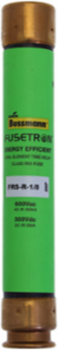 FRS-R Fusetron, 125 mA, 600 Vac, Time Delay, Class RK5, 5 Inch Height