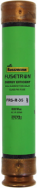 Class RK5 Fuse, 25 A, Non-indicating, Ferrule x Ferrule, 20 kAIC at 300 Vdc