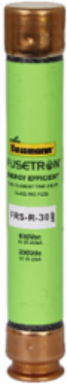 Dual 30 Amp Class RK5 Fuse, Ferrule End x Ferrule End, 20 kAIC at 300 Vdc